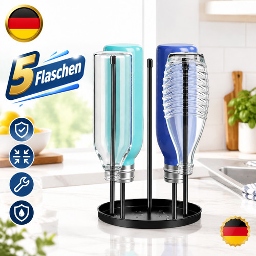 Flaschenhalter abtropfgestell - flaschenhalter,